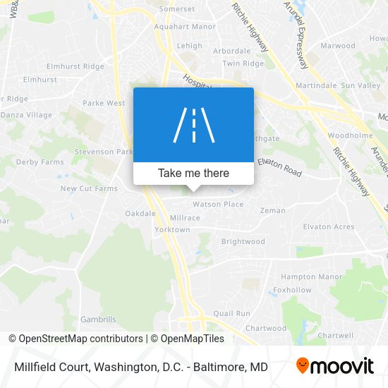 Millfield Court map