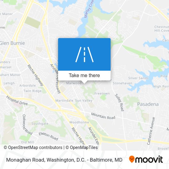Monaghan Road map