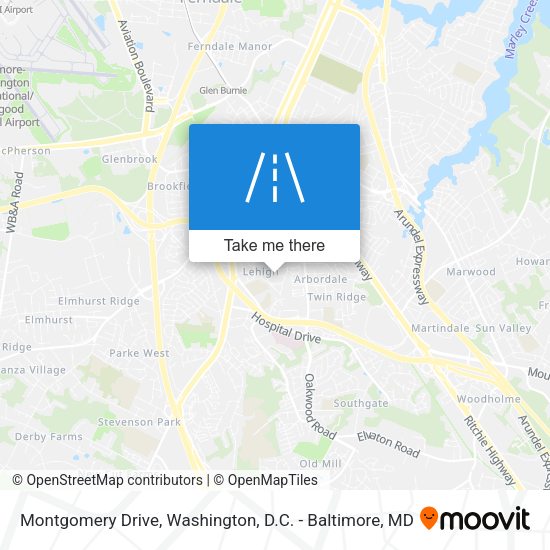 Montgomery Drive map
