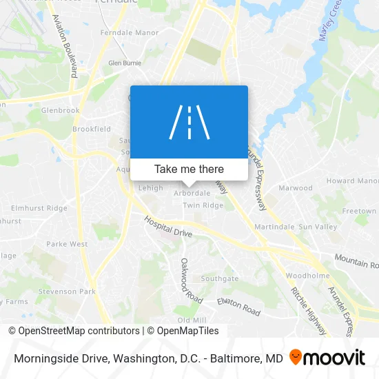 Morningside Drive map