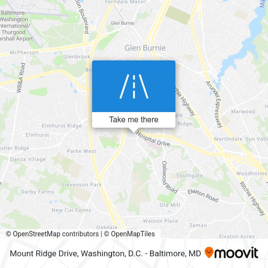 Mount Ridge Drive map