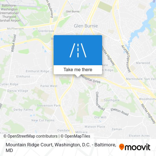 Mountain Ridge Court map