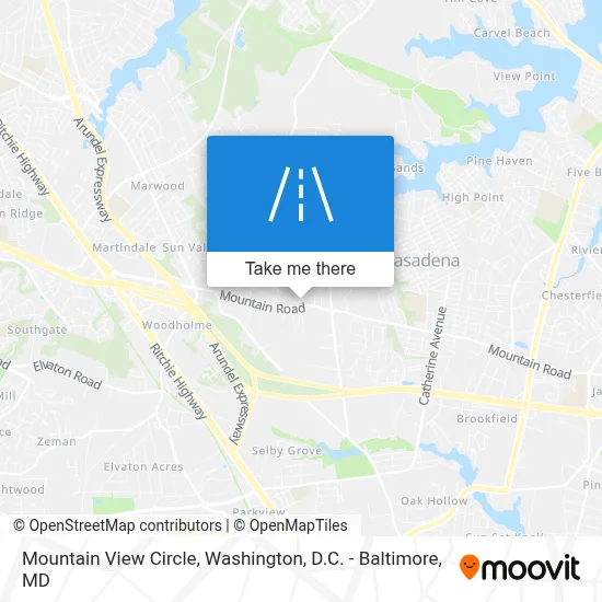 Mountain View Circle map