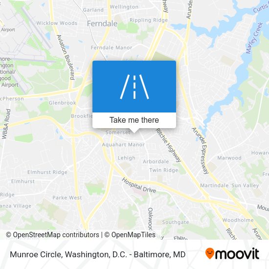 Mapa de Munroe Circle