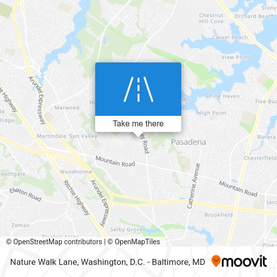 Mapa de Nature Walk Lane