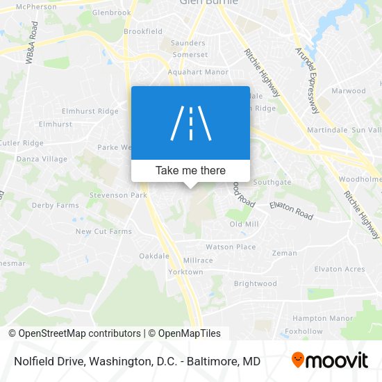 Nolfield Drive map
