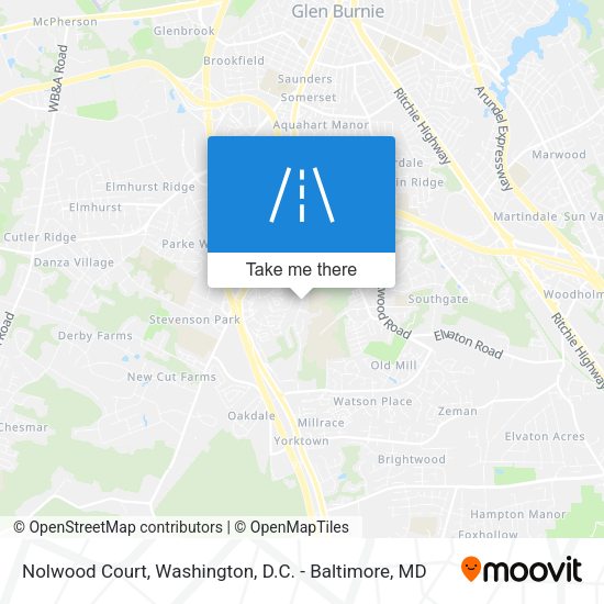 Mapa de Nolwood Court