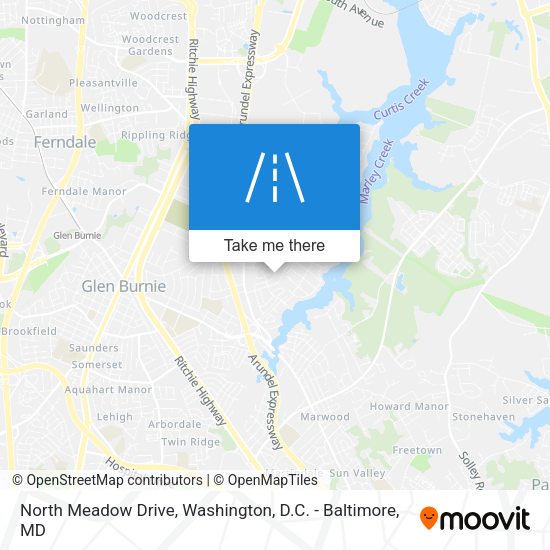 Mapa de North Meadow Drive