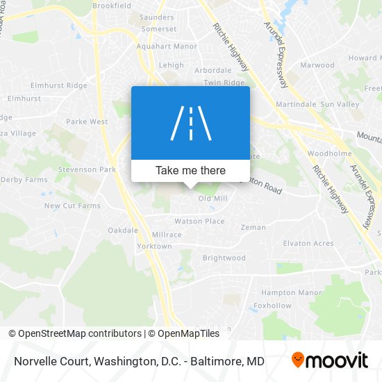 Norvelle Court map