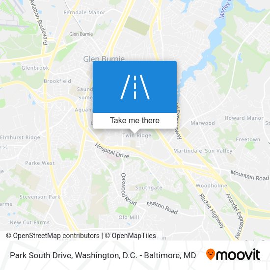 Mapa de Park South Drive