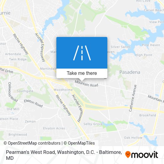 Mapa de Pearman's West Road