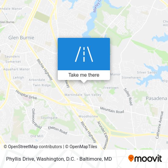 Phyllis Drive map
