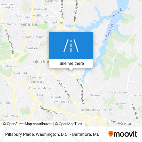 Mapa de Pillsbury Place