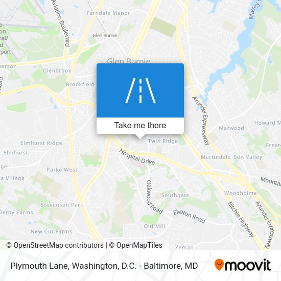 Plymouth Lane map