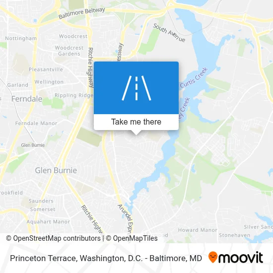 Princeton Terrace map