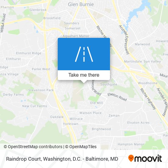 Raindrop Court map