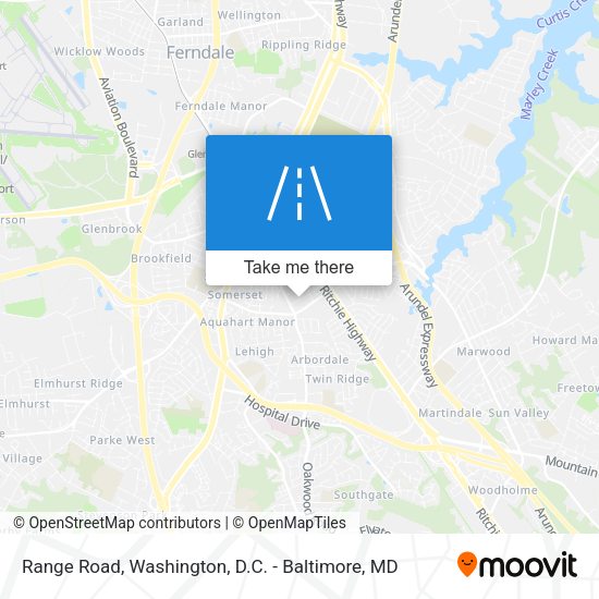 Mapa de Range Road
