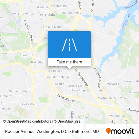 Mapa de Roesler Avenue