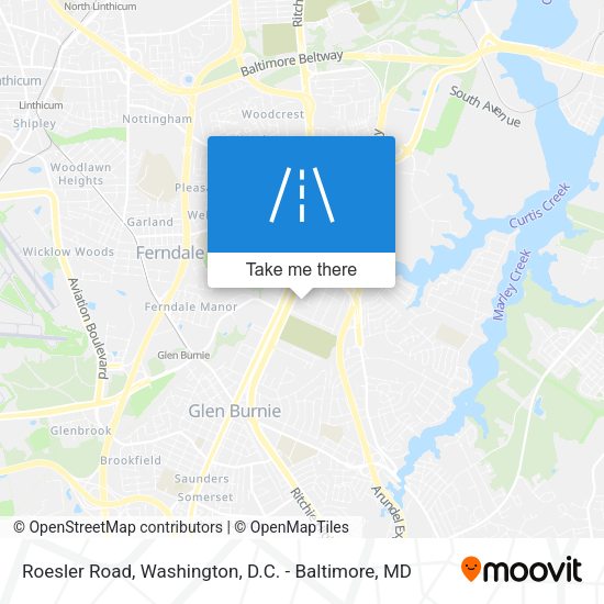 Mapa de Roesler Road