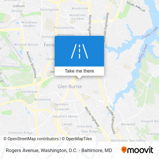 Rogers Avenue map