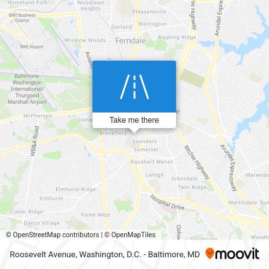Roosevelt Avenue map
