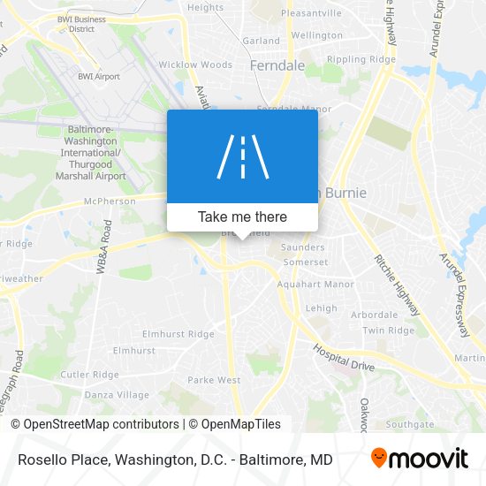 Mapa de Rosello Place
