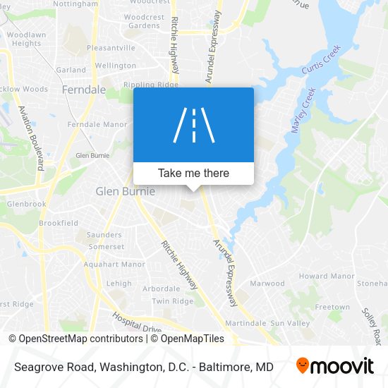 Seagrove Road map