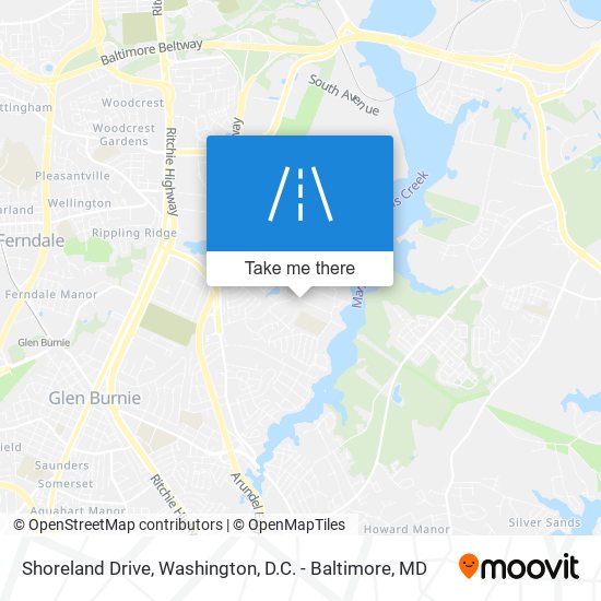 Shoreland Drive map