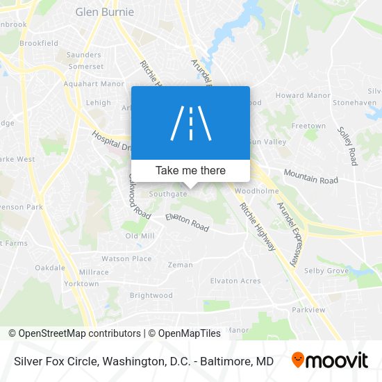 Silver Fox Circle map