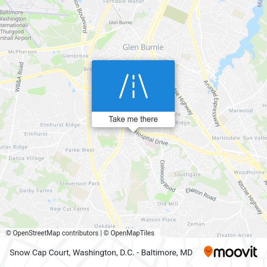 Mapa de Snow Cap Court
