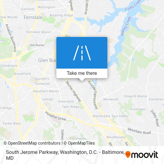 South Jerome Parkway map