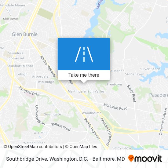 Southbridge Drive map