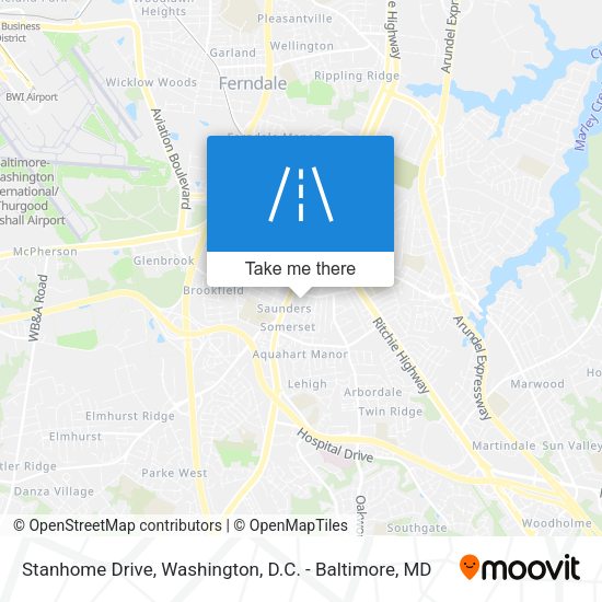 Stanhome Drive map