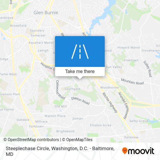 Steeplechase Circle map