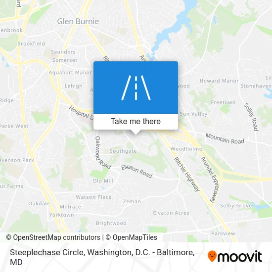 Steeplechase Circle map