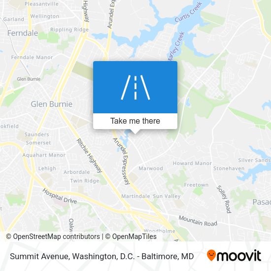 Mapa de Summit Avenue