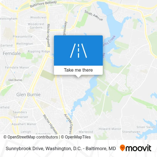 Sunnybrook Drive map