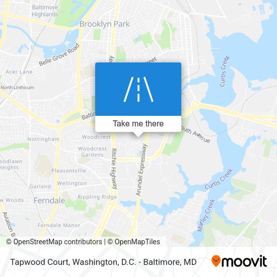 Mapa de Tapwood Court