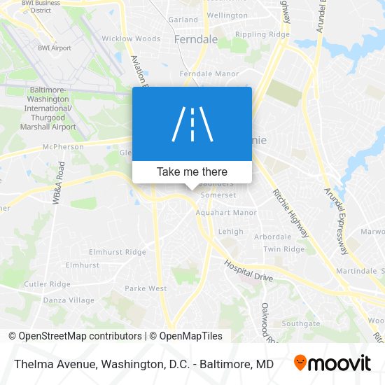 Thelma Avenue map