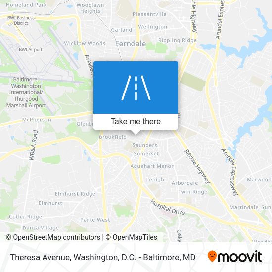 Theresa Avenue map