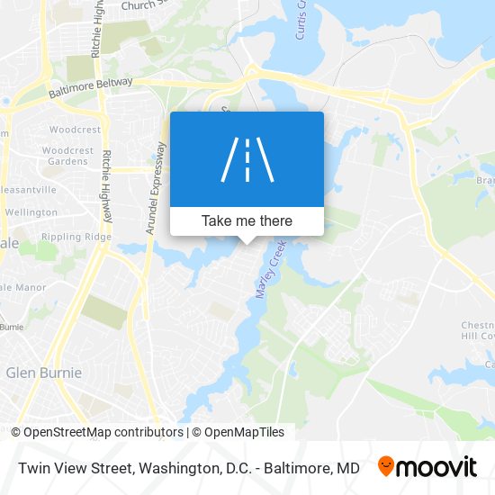 Twin View Street map