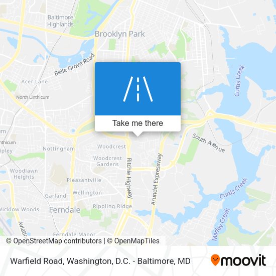Warfield Road map