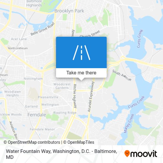 Water Fountain Way map