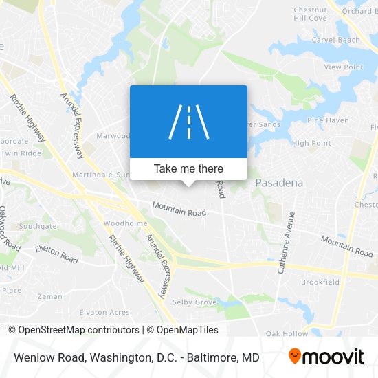 Mapa de Wenlow Road