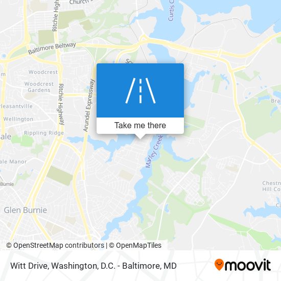 Mapa de Witt Drive