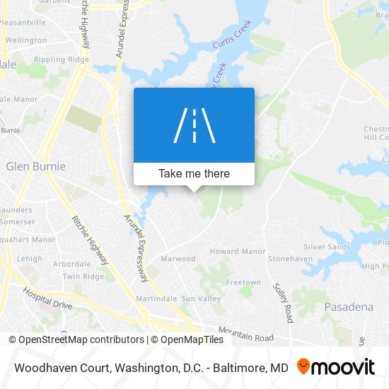 Woodhaven Court map