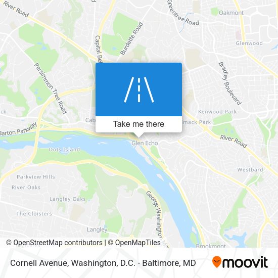 Cornell Avenue map