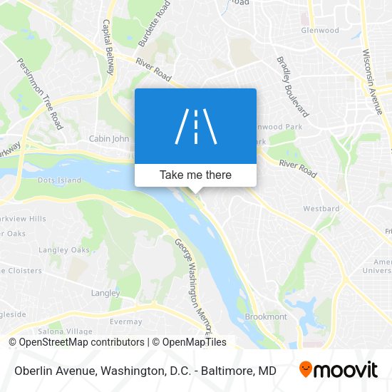 Mapa de Oberlin Avenue