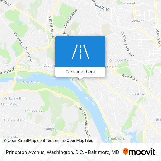 Mapa de Princeton Avenue