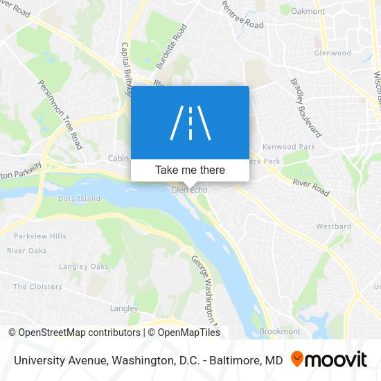 University Avenue map
